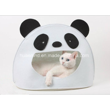 Panda forma Felt Cat House, Pet Cave